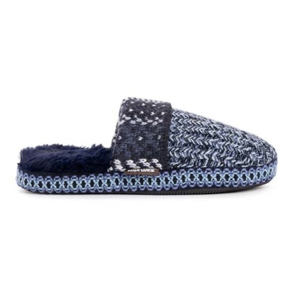 MUK LUKS Dark Sapphire Fritzie Slippers - Picture 1 of 5